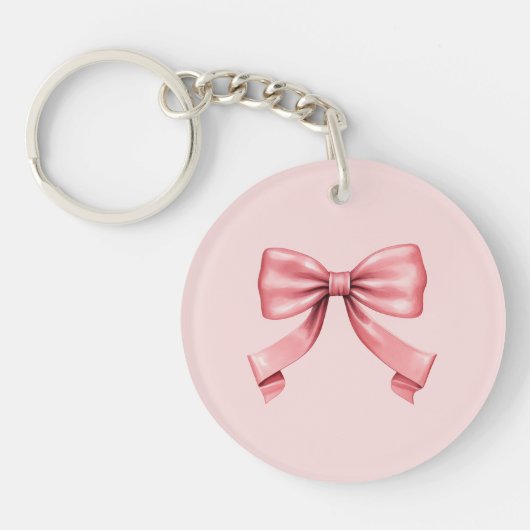 De perfecte roze boog sleutelhanger (Voorkant)