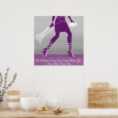 De perfecte schoenen - moderne Assepoester Mode Poster (Keuken)