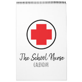 De perfecte schoolverpleegkalender. kalender