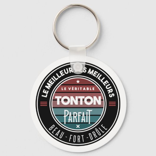 De perfecte tonton sleutelhanger (Voorkant)