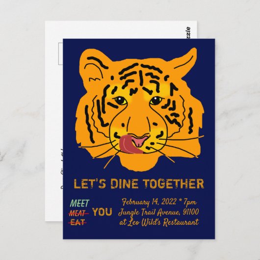 De perfecte uitnodiging om te eten (Voorkant / Achterkant)