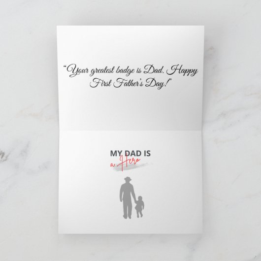 De perfecte vaderdag bedankkaart (Binnen)