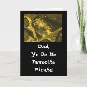 De perfecte Vaderdag kaart voor een PIRATE!