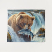 De perfecte vangst wandkleed (Voorkant (horizontaal))