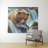 De perfecte vangst wandkleed (In Situ (horizontaal))