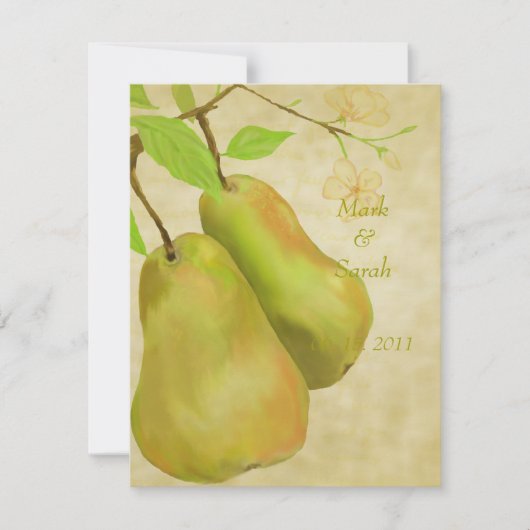 De perfecte Vintage II RSVP Kaartje (Voorkant)