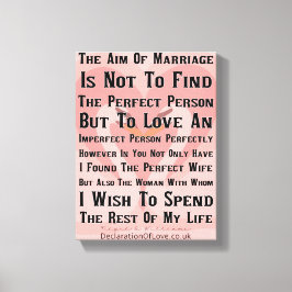 De perfecte vrouw canvas afdruk