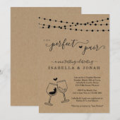 De perfecte wasbak voor de perfecte parelwijn kaart (Voorkant / Achterkant)