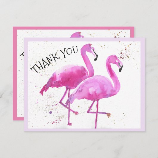 De perfecte witte kaart om je te bedanken (Voorkant / Achterkant)