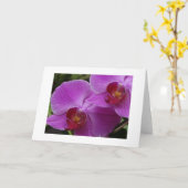 De Perfectie van de orchidee Kaart (Gele Bloem)