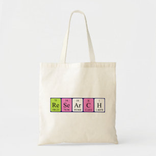 De periodieke canvas tas van het onderzoek lijstna
