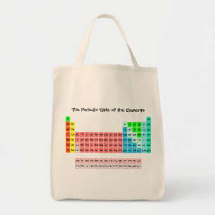 De periodieke Lijst (handgeschreven Stijl) Tote Bag