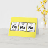 De Periodieke Lijst van de banaan Kaart (Gele Bloem)