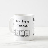 De periodieke mok van de lijstnaam Tamsin (Voorkant links)