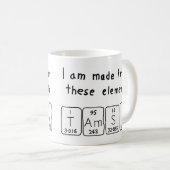 De periodieke mok van de lijstnaam Tamsin (Voorkant rechts)