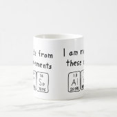 De periodieke mok van de lijstnaam van Alyse (Center)