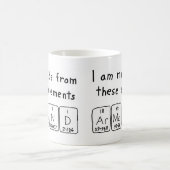 De periodieke mok van de lijstnaam van Armond (Center)