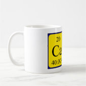 De periodieke mok van de lijstnaam van Cas (Links)