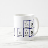 De periodieke mok van de lijstnaam van de Hunk van (Voorkant rechts)