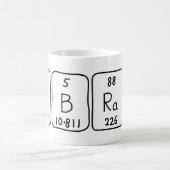 De periodieke mok van de lijstnaam van het Laborat (Center)