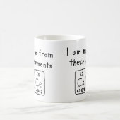 De periodieke mok van de lijstnaam van het ras (Center)