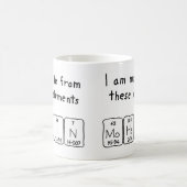 De periodieke mok van de lijstnaam van Mohsin (Center)