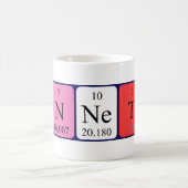 De periodieke mok van de lijstnaam van Nannette (Center)