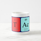 De periodieke mok van de Naam van de Stacy (Center)
