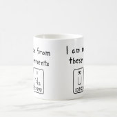 De periodieke mok van de naamlijst van UAN (Center)