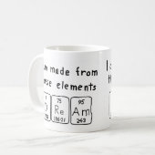 De periodieke mok van het droomwoord (Voorkant links)