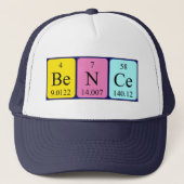 De periodieke pet van de Naam van de Bence (Voorkant)