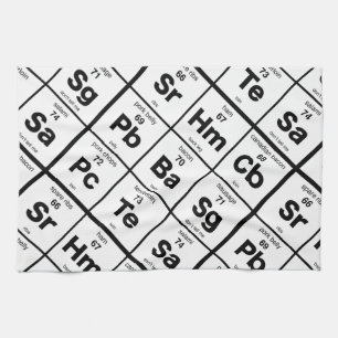 De periodieke varkens theedoek