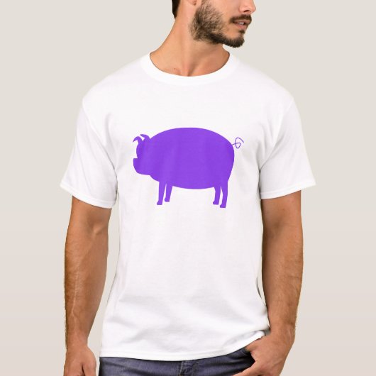 De Periwinkle Pig T-shirt (Voorkant)