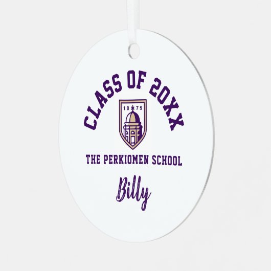 De Perkiomen School Ornament kerstvakantie (Voorkant links)