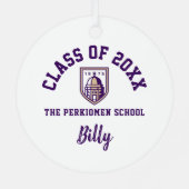 De Perkiomen School Ornament kerstvakantie (Achterkant)