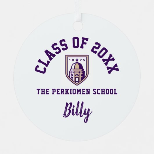 De Perkiomen School Ornament kerstvakantie (Voorkant)