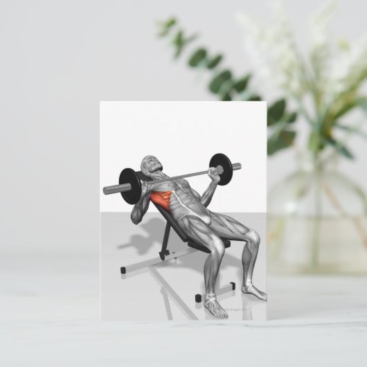 De Pers 2 van de Bench van de inline Briefkaart (Staand voorkant)