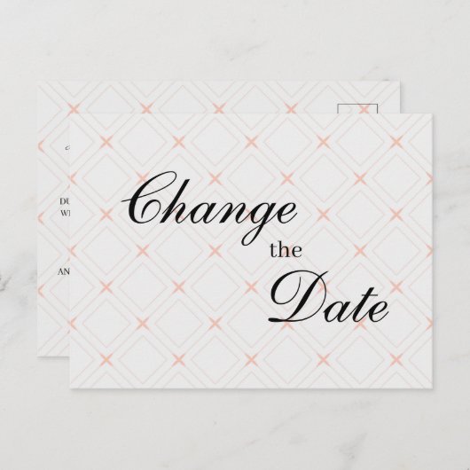 De Perserij van de pap en de Geometrische Verander Briefkaart (Voorkant / Achterkant)