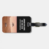 De Perseverance Rover landt veilig op Mars. Bagagelabel (Achterkant horizontaal)