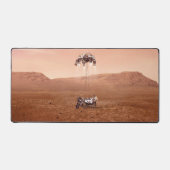 De Perseverance Rover landt veilig op Mars. Bureaumat (Voorkant)