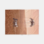 De Perseverance Rover landt veilig op Mars. Fleece Deken (Voorkant (Horizontaal))