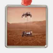 De Perseverance Rover landt veilig op Mars. Metalen Ornament (Voorkant)