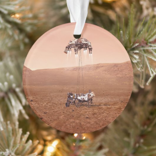 De Perseverance Rover landt veilig op Mars. Ornament (Boom)