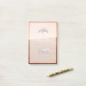 De Perseverance Rover landt veilig op Mars. Post-it® Notes (Op bureau)