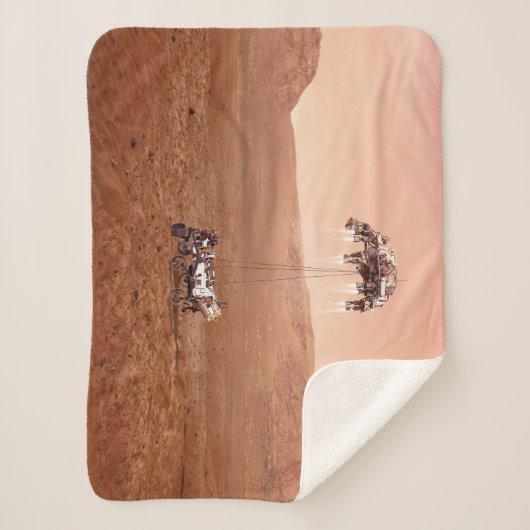 De Perseverance Rover landt veilig op Mars. Sherpa Deken (Voorkant)