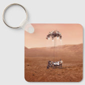 De Perseverance Rover landt veilig op Mars. Sleutelhanger (Voorkant)