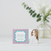 De Personaliseerbare Capricieuze Visitekaartjes (Staand voorkant)