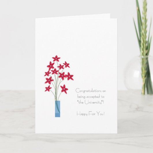 De Personaliseerbare Gelukwensen van de Kaart (Voorkant)