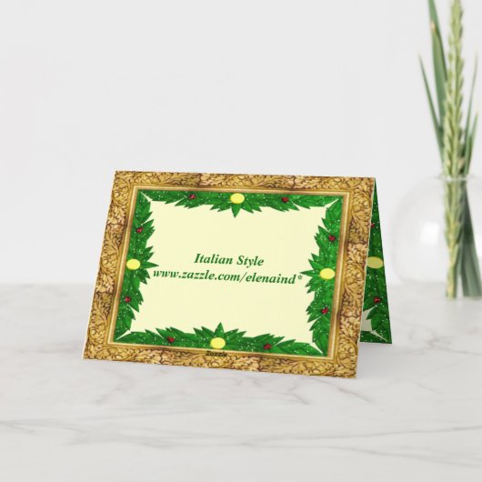 De Personaliseerbare Gouden Kaart van het Lijst (Achterkant)