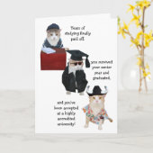 De Personaliseerbare Grappige Afstuderen van de Kaart (Gele Bloem)